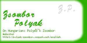 zsombor polyak business card